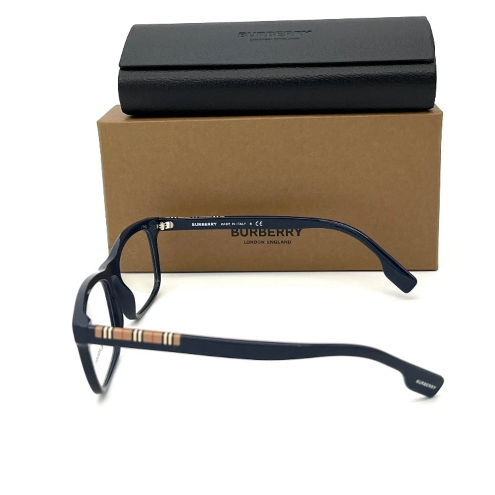 BURBERRY ELM BE2334 3961 Dark Blue / Demo Lens 55mm Eyeglasses - Picture 7 of 8